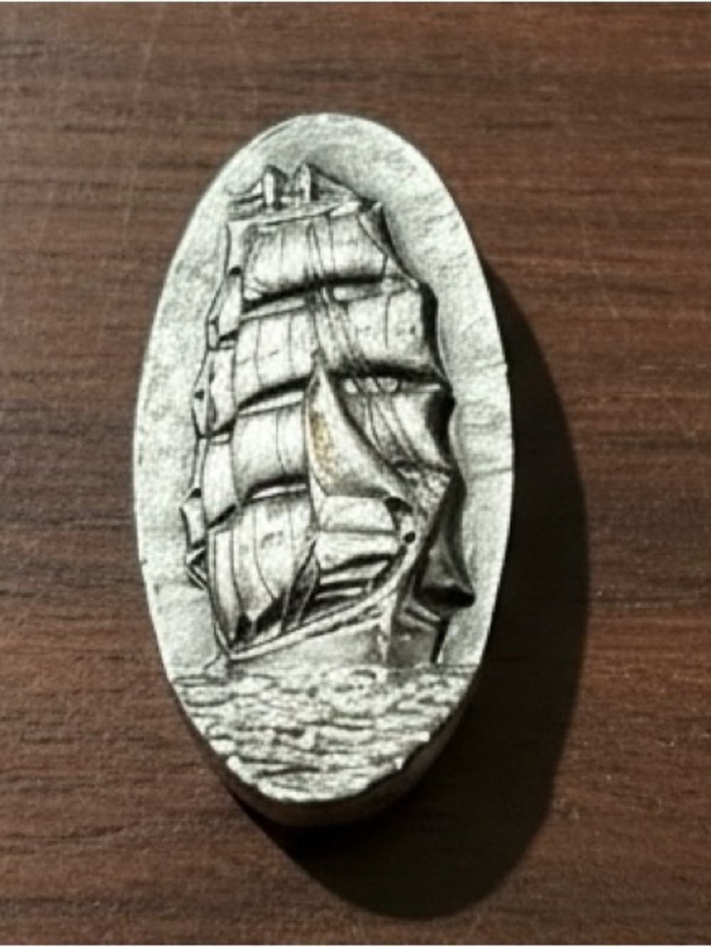 Vintage The Down Easter Ship Brooch W.R. Grace 1873–1889 Maritime Nautical Pin
